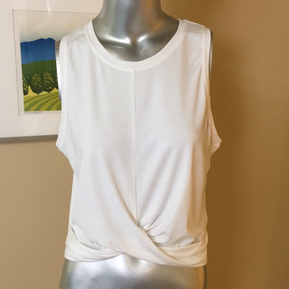 Athleta Cropped Twist Tank Top